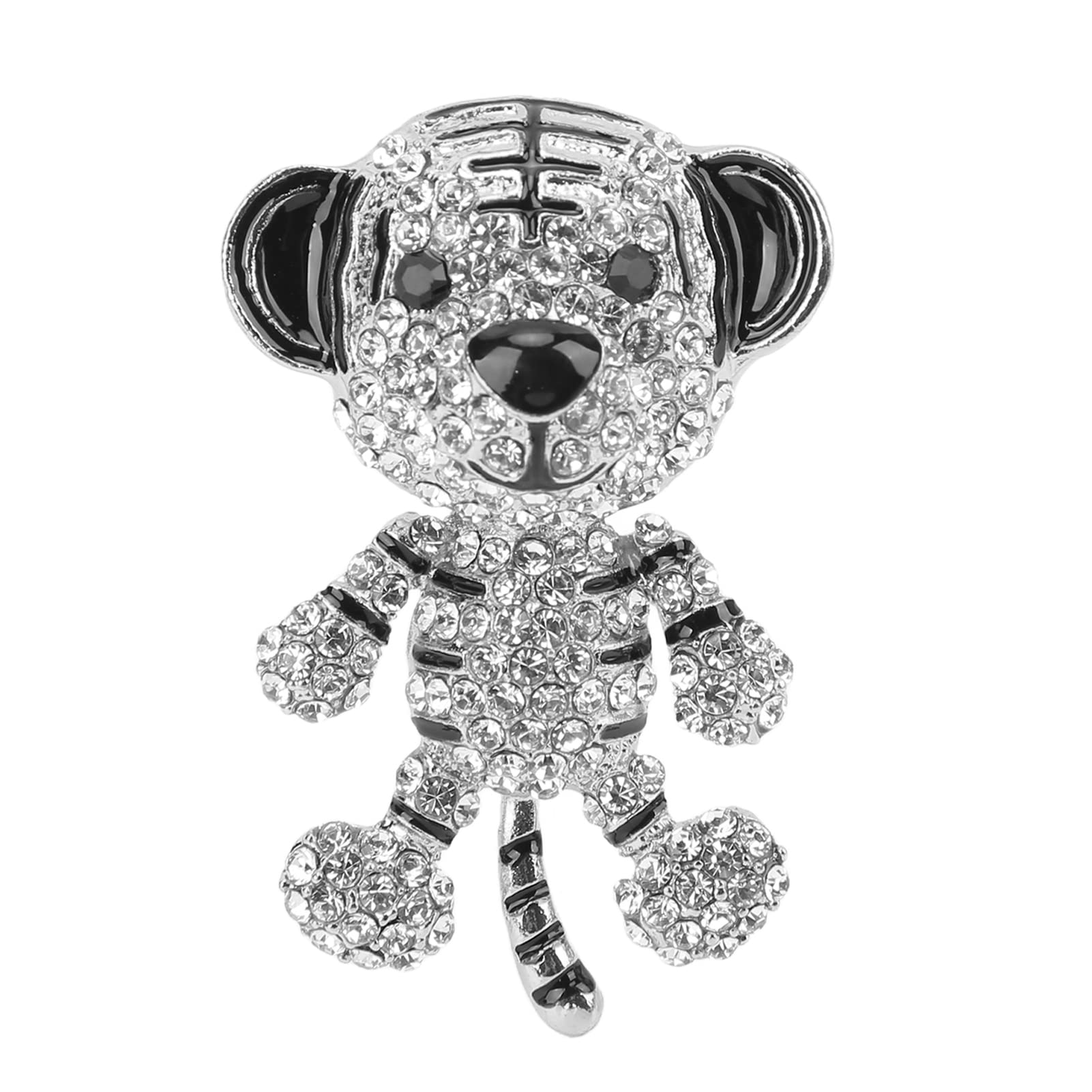 Elegant Tiger Rhinestone Brooch - Sparkling Animal Jewelry Accessory for Women | Perfect for Jackets, Blazers, Dresses & Formal Attire
