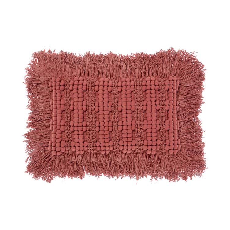 Diego Paprika Long Filled Cushion - Soft Decorative Throw Pillow for Sofa, Bed & Home Decor | Perfect for Living Room, Bedroom & Nursery