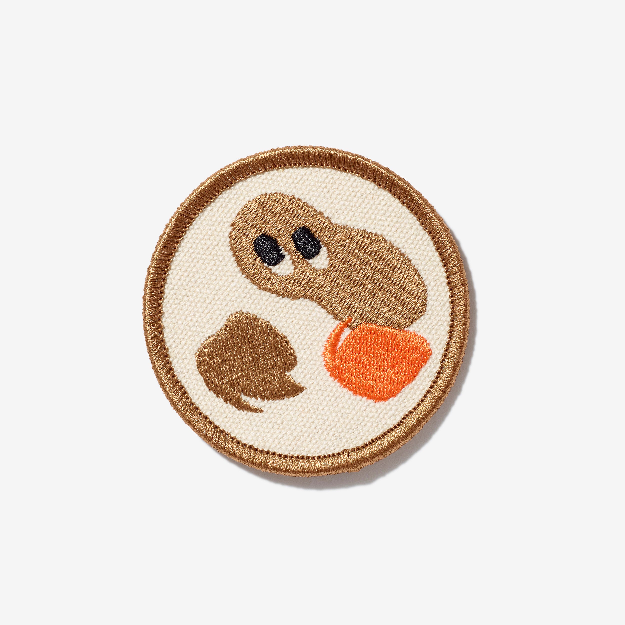 Peanut Butter People Patch - Fun Iron-On Applique for DIY Crafts, Costumes & Clothing Customization - Perfect for Kids' Outfits, Halloween Costumes & DIY Projects