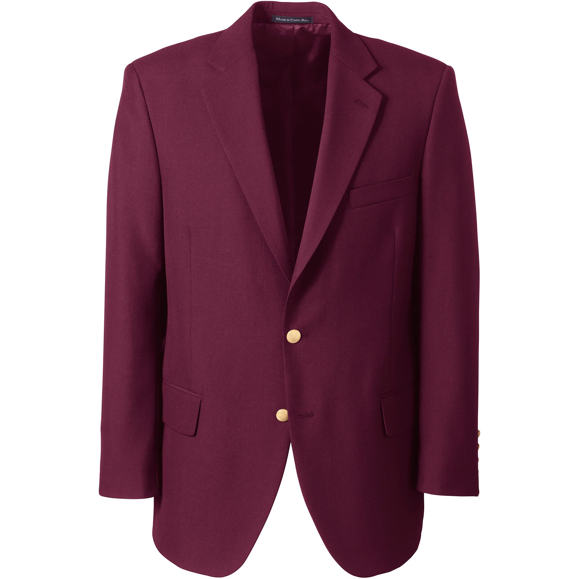 Lands' End Men's Hopsack Blazer - Classic School Uniform Jacket for Boys & Teens | Perfect for School, Graduation & Formal Events