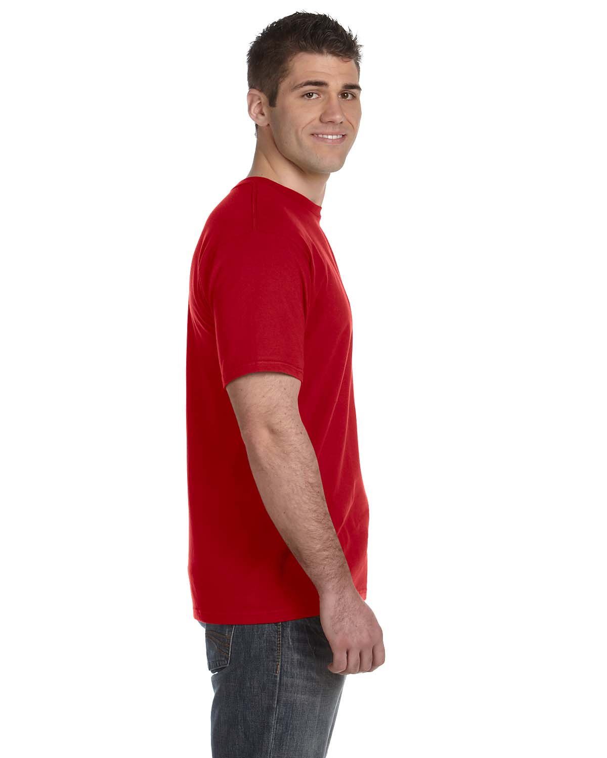 Lightweight Cotton T-Shirt for Men - Red (Small) - Soft & Breathable for Casual Wear, Gym & Everyday Use