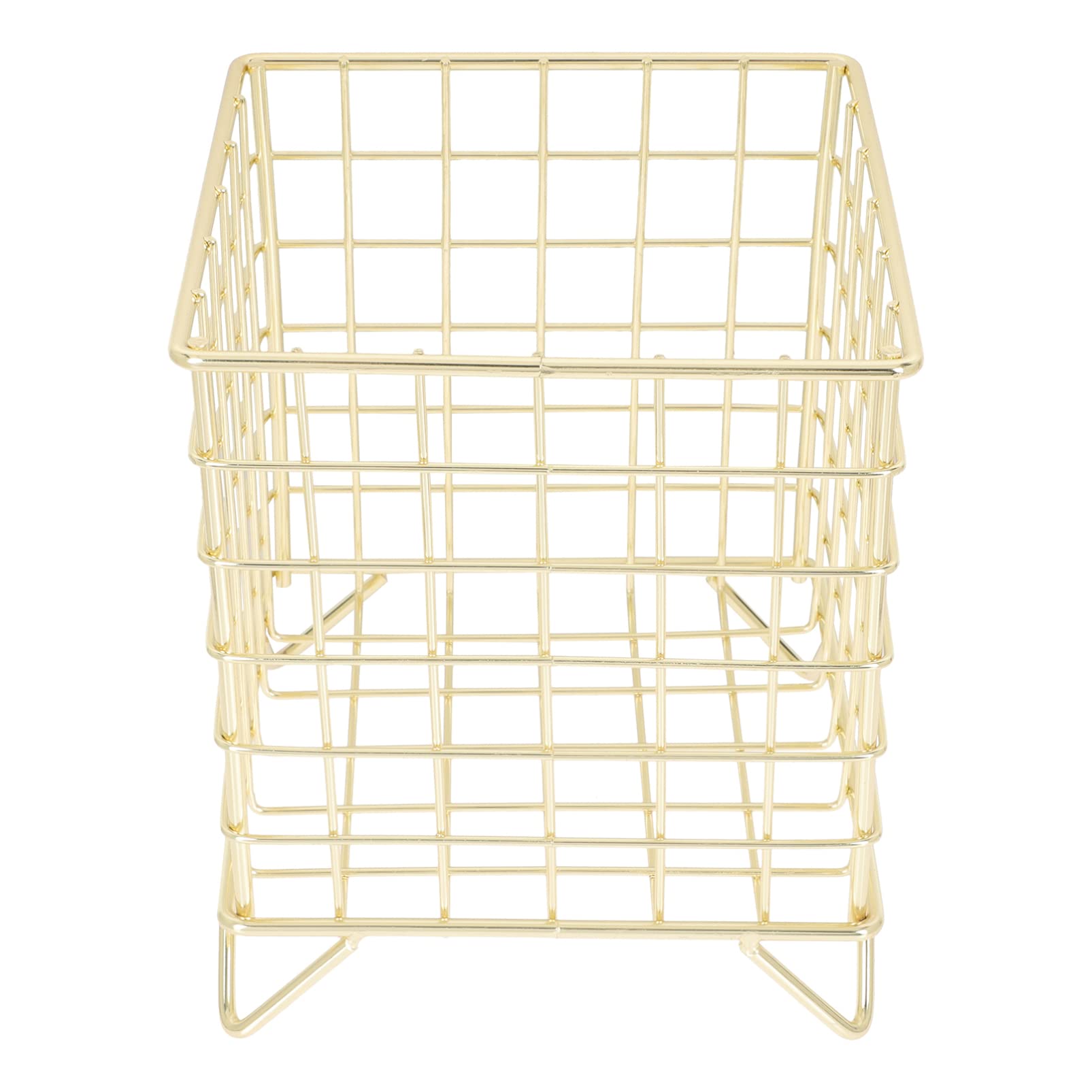 Metal Storage Baskets for Desk Organizer - Cabilock Wire Mesh Desktop Tray & Storage Box | Perfect for Office, Home, and School Organization
