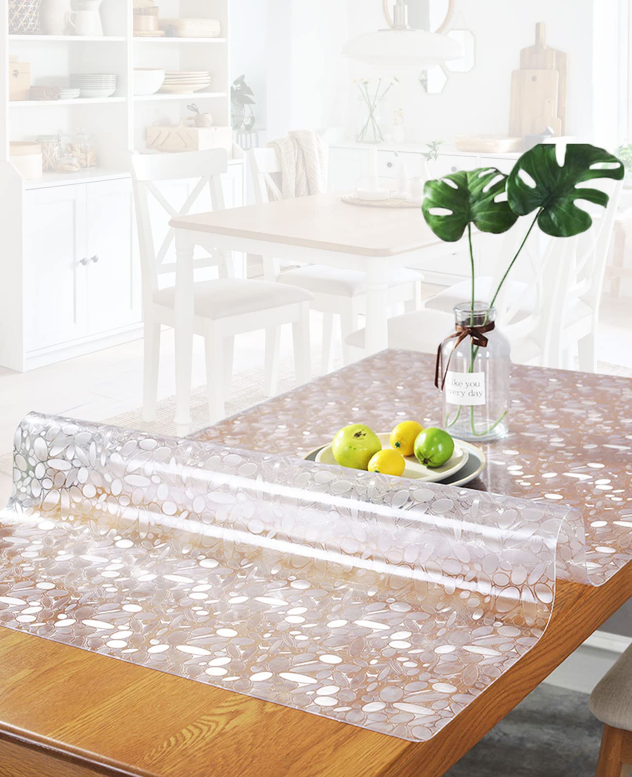 38x94 Inch Clear Desk Mat - 1.5mm Thick Plastic Desk Protector Pad | Vinyl Table Cover for Writing, Office & Home Workspace | Perfect for Computer Desks, Study Tables & Workstations