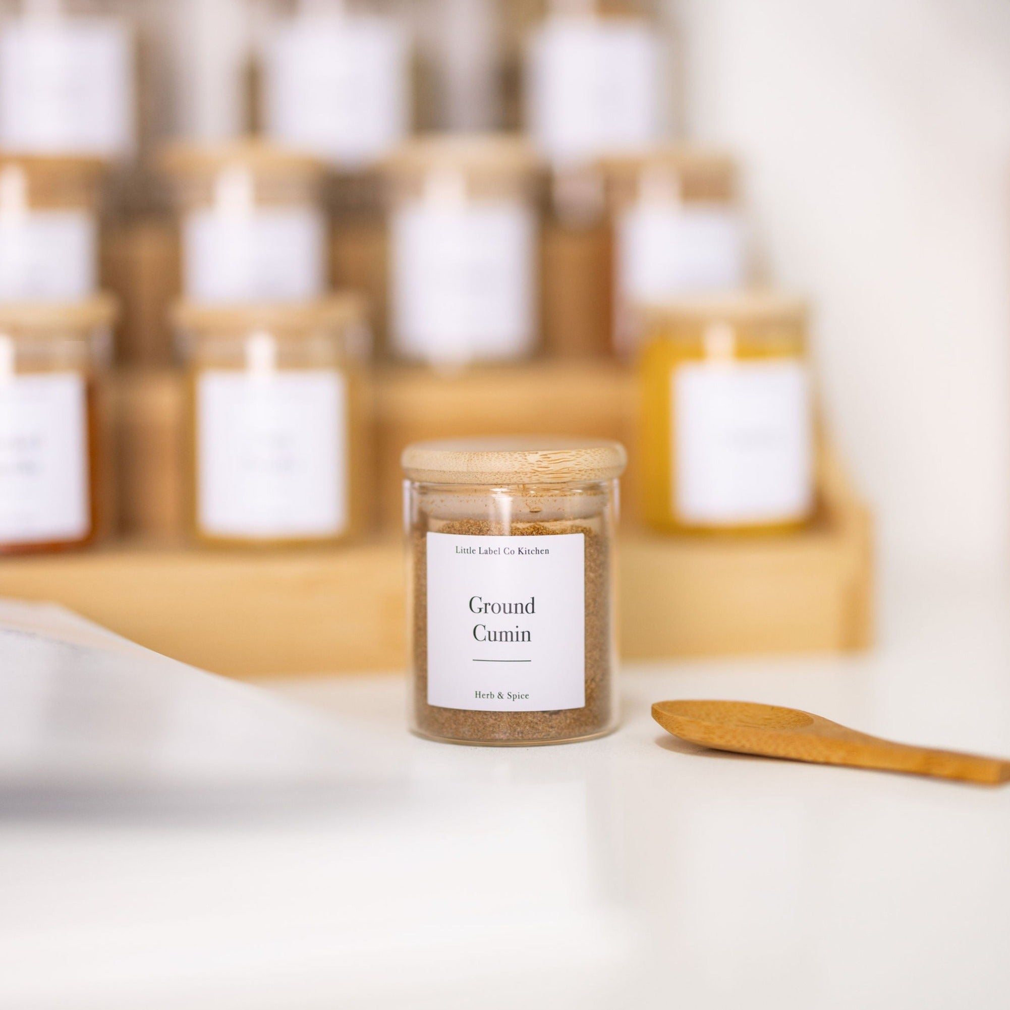 Premium 75ml Small Glass Herb & Spice Jars with Airtight Lids - Perfect for Kitchen Storage, Pantry Organization & DIY Spice Blends