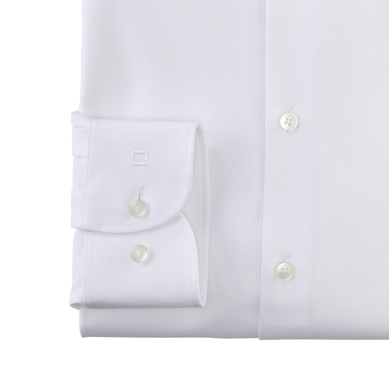 OLYMP Men's Long Sleeve Shirt - Slim Fit Twill Dress Shirt for Business & Casual Wear | Modern Kent Style for Office, Wedding & Formal Occasions