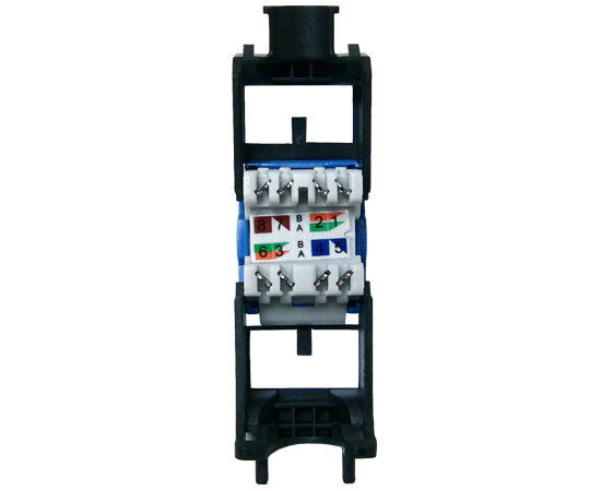 Premium CAT6A RJ45 Keystone Jack - Unshielded 180-Degree MIG+ Connector for 10G Ethernet Networks - Ideal for Home Office, Data Centers & Smart Home Installations