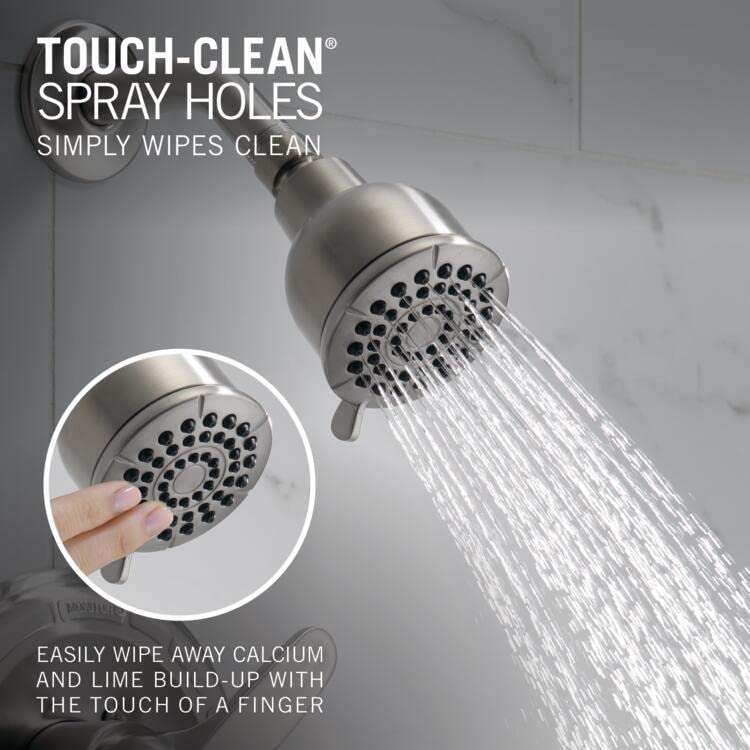 Premium Chrome Shower Faucet Set with 2-Spray Shower Head & Trim Kit - Complete Bathroom Fixture with Valve (BT13210) for Modern Home Renovation & Spa-Like Shower Experience