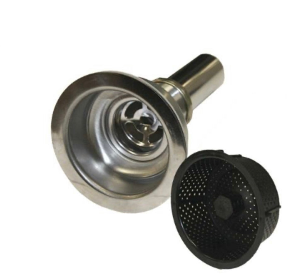 Premium 403 Stainless Steel Drain Assembly - Heavy Duty Kitchen & Bathroom Sink Drain with Strainer Basket - Perfect for Home Renovation & Commercial Use