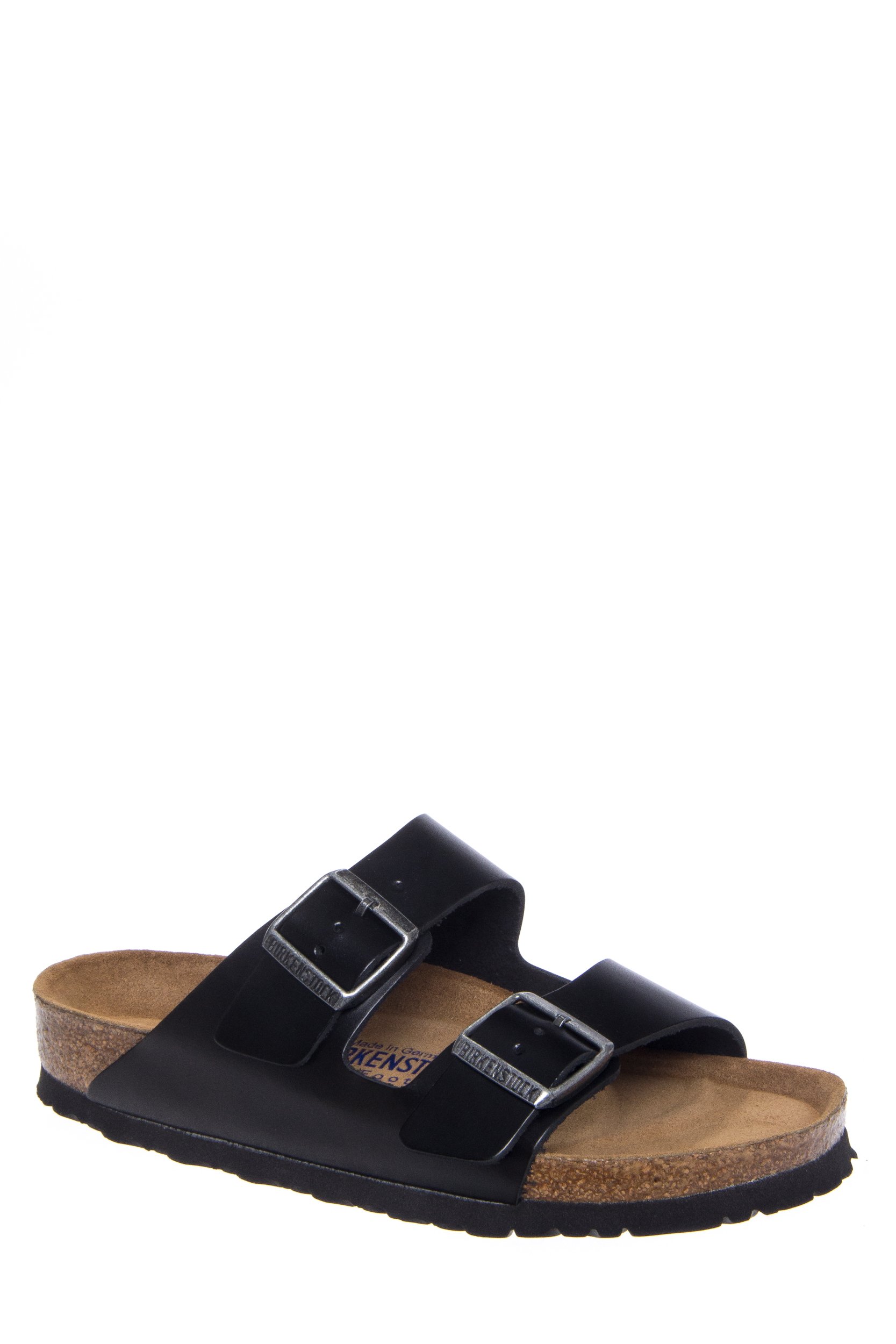 Birkenstock Women's Arizona Soft Footbed Sandals - Comfortable Vegan Leather Slides for Women | Perfect for Casual Wear, Travel & Everyday Comfort