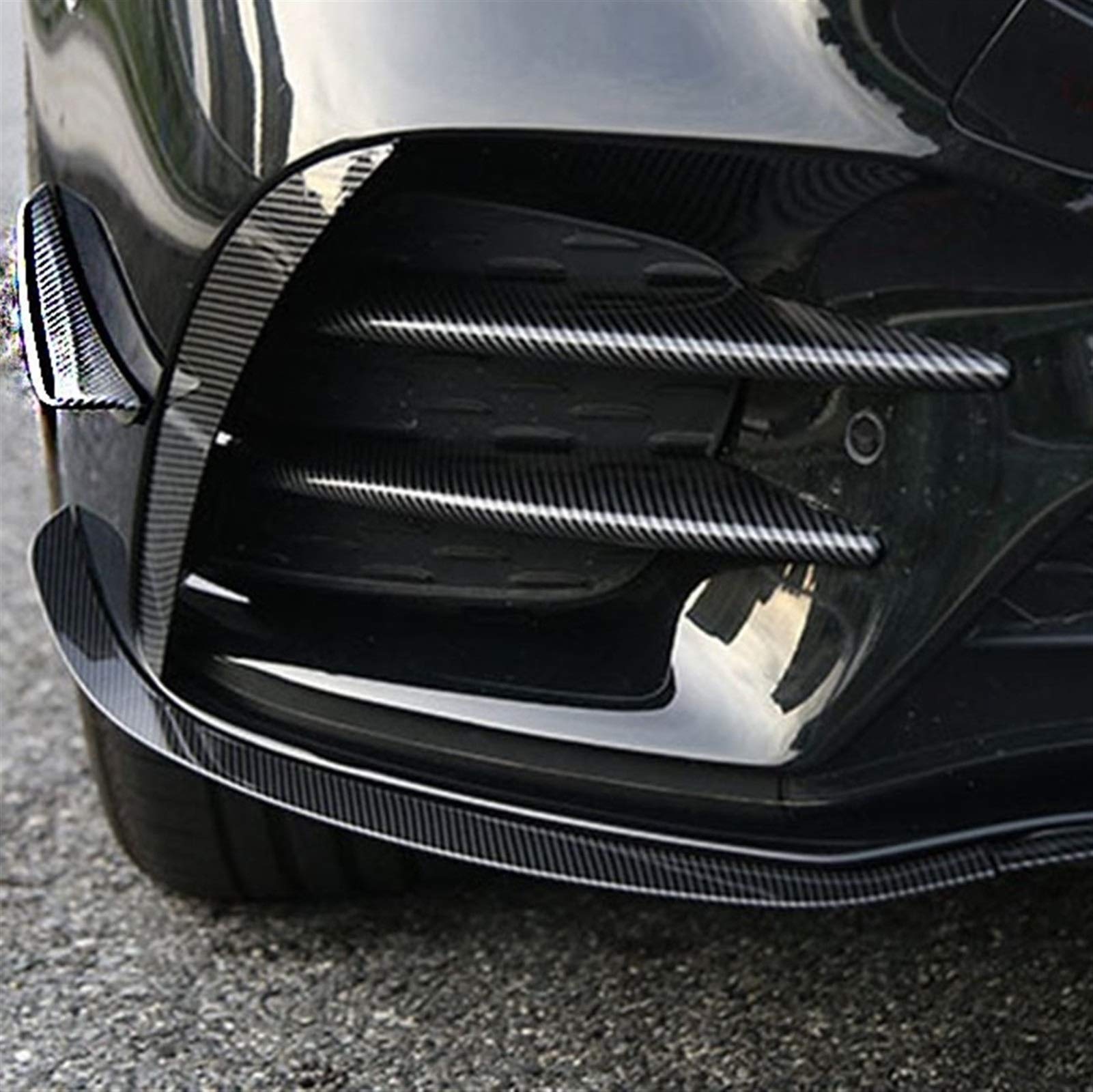 Carbon Fiber Car Fog Light Grille Covers for Mercedes Benz A-Class W177 - Auto Styling Accessories, Headlight Trim, Decorative Slats - Perfect for Customization & Night Driving