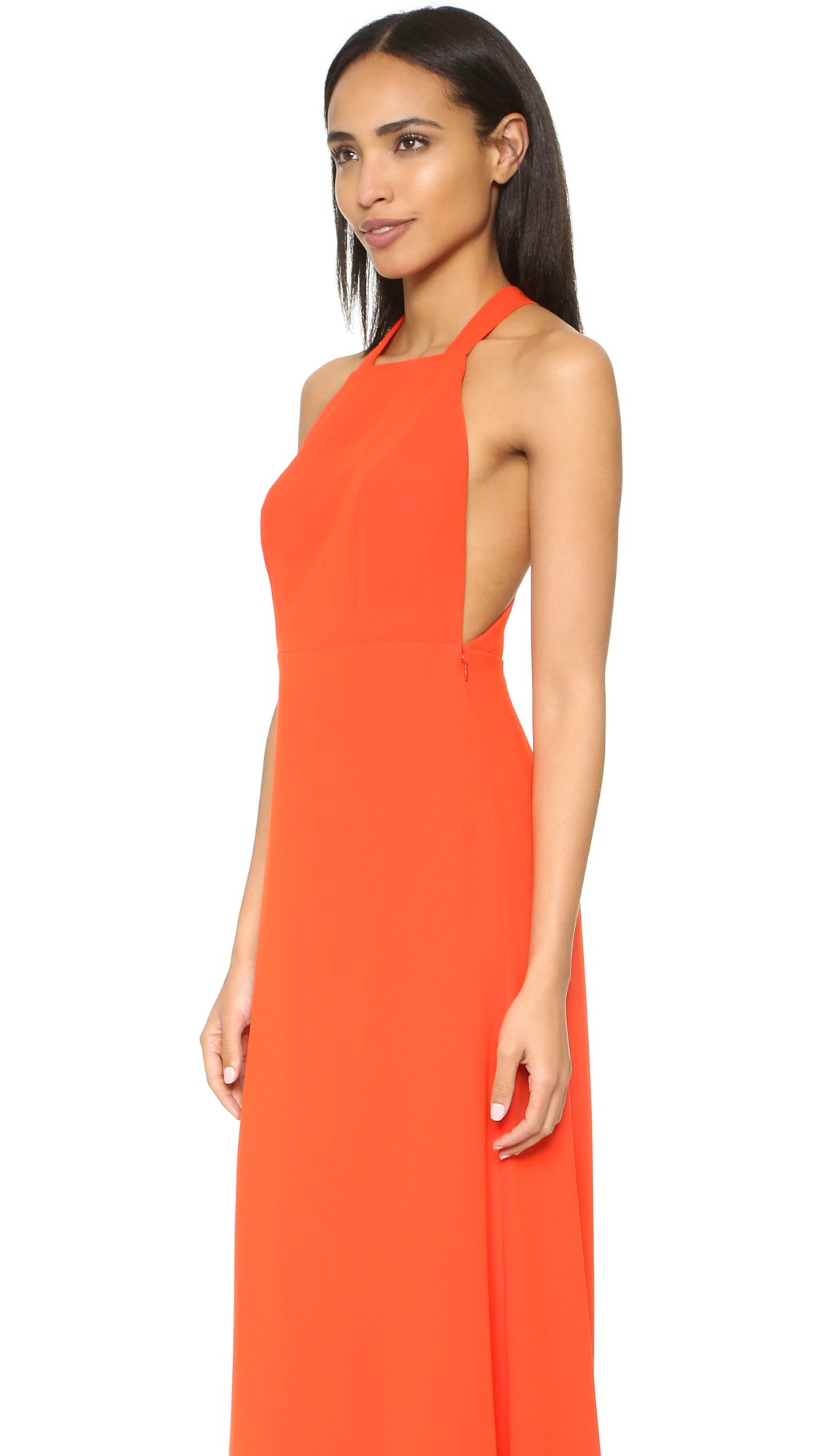 Elegant Women's T-Strap Sleeveless A-Line Evening Gown for Prom, Wedding & Formal Events - Plus Size Options Available