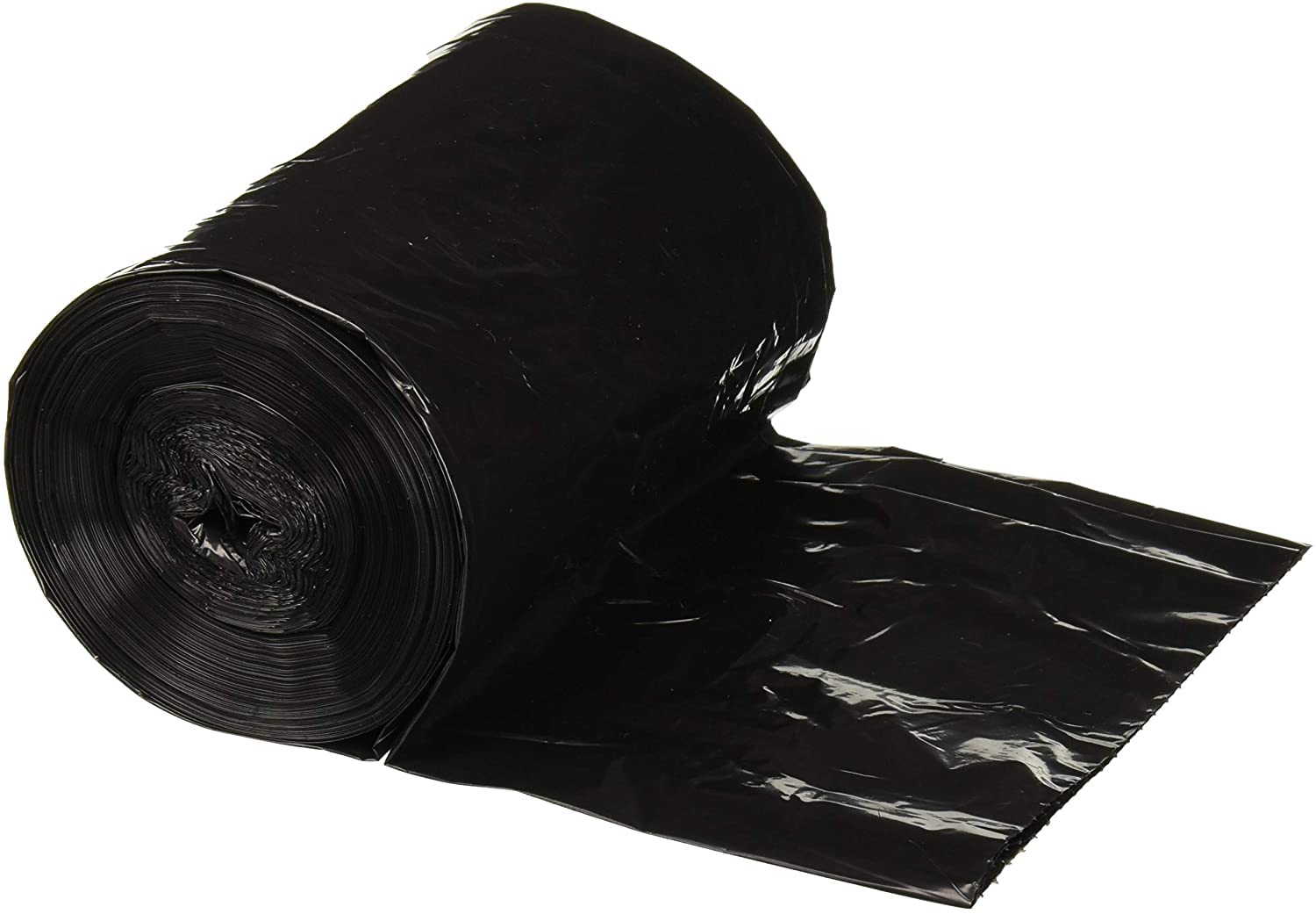 40-45 Gallon Heavy Duty Black Trash Bags - 100 Count, 1.25 Mil Thick Commercial Grade - Perfect for Kitchen, Warehouse, Office & Janitorial Use - Extra Large Garbage Can Liners for Heavy Waste Disposal