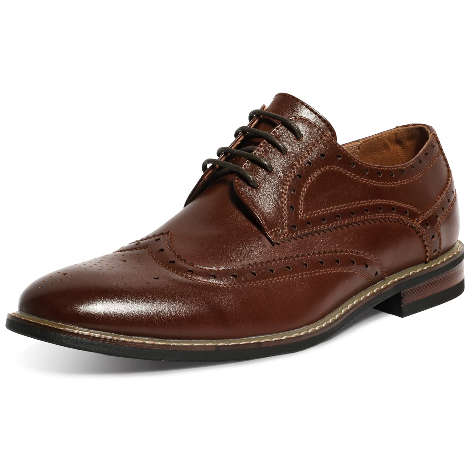 Premium Men's Dress Shoes - Formal Cap Toe Oxford Business Shoes for Men | Comfortable & Stylish Leather Shoes for Weddings, Office & Special Occasions