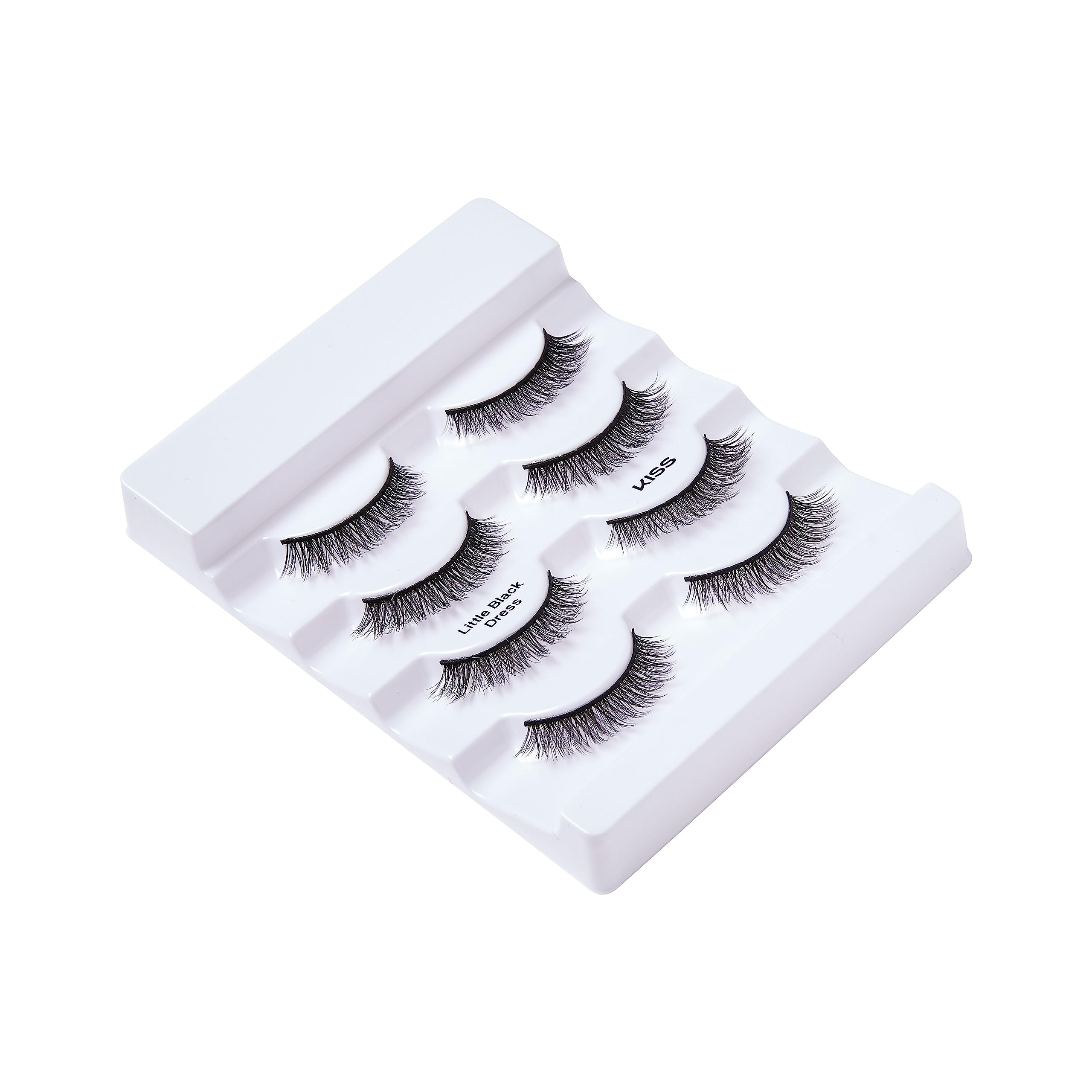 KISS Lash Couture Faux Mink False Eyelashes Multipack - 4 Pairs of Reusable, Knot-Free Synthetic Lashes | Easy to Apply, Contact Lens Friendly & Ultrafine Tapered Design | Perfect for Daily Wear, Special Occasions & Enhancing Eye Makeup Looks