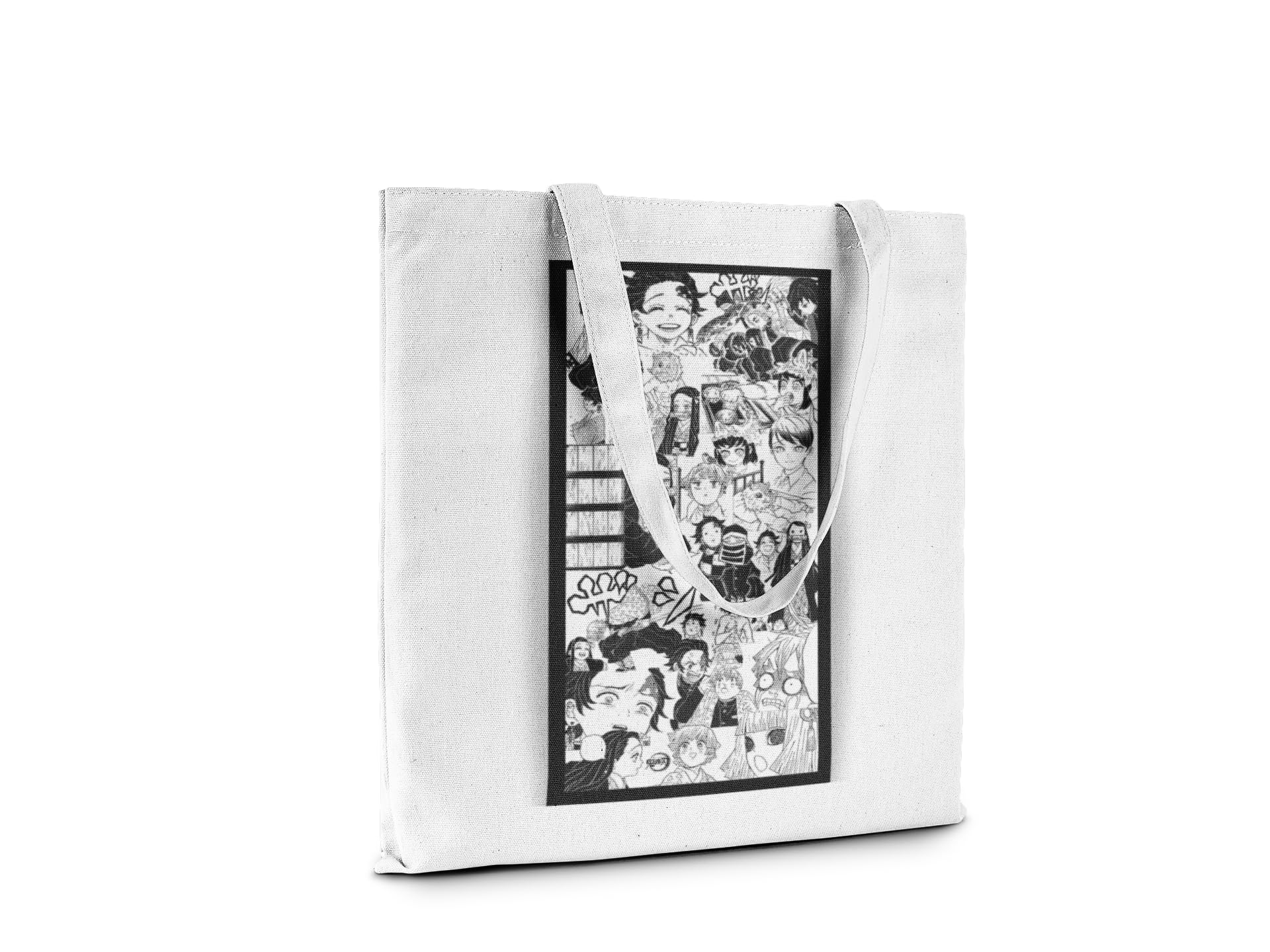 Eshaaver Anime Haven Tote Bag - Lightweight & Durable Anime Themed Shoulder Bag for School, Work & Shopping - Perfect Gift for Anime Fans