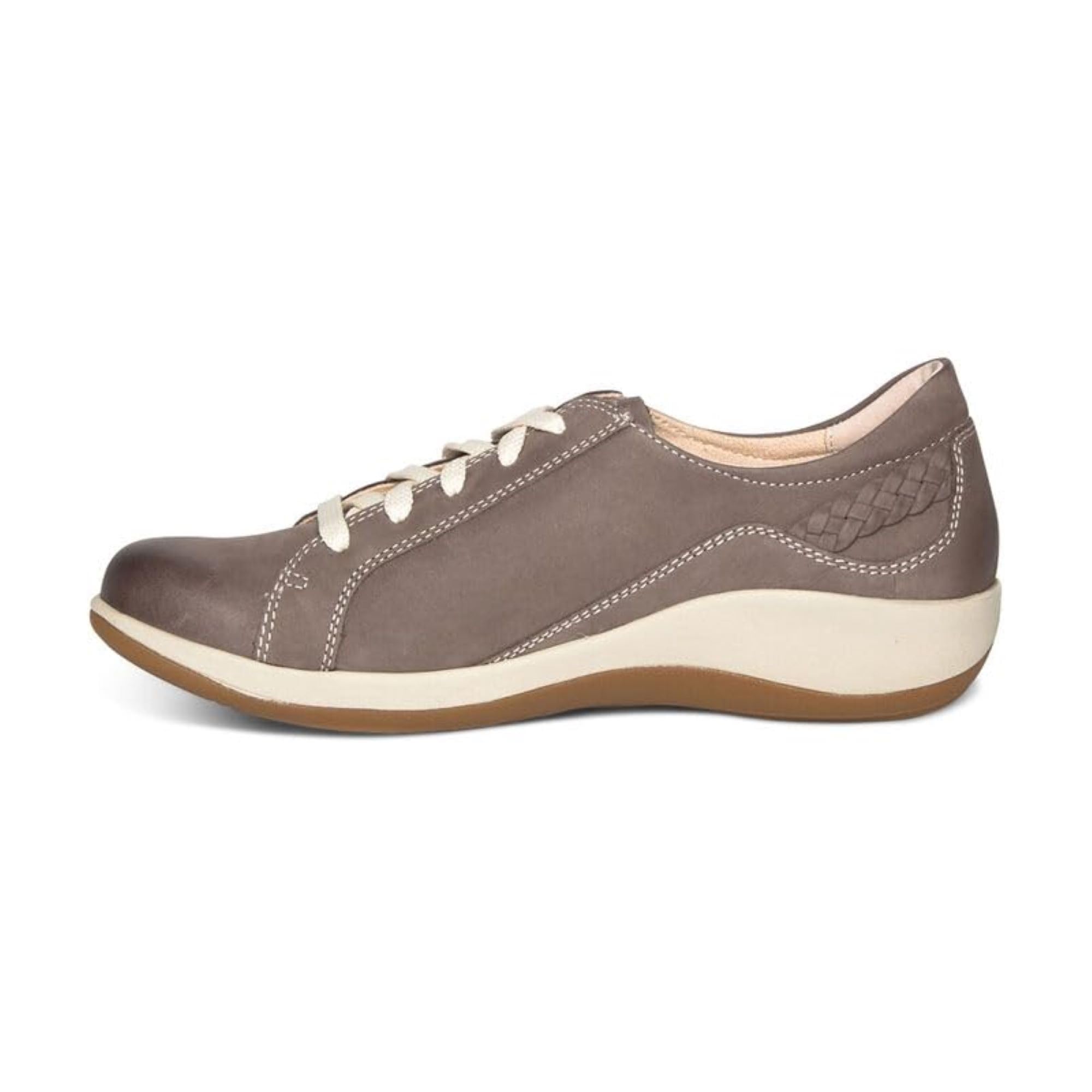 Aetrex Women's Dana Orthopedic Lace-Up Oxford Leather Shoes - Lightweight Casual Sneakers with Arch Support for Comfort | Perfect for Work, Walking & Everyday Wear