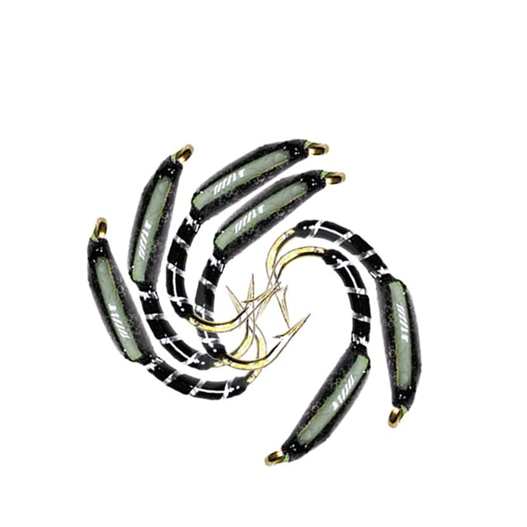**40/72/102pcs Fly Fishing Flies Assortment Kit - Dry/Wet Bass Flies, Streamers & Nymphs for Trout, Salmon & Bass - Portable Fly Box Included - Perfect for Freshwater & Saltwater Fishing**