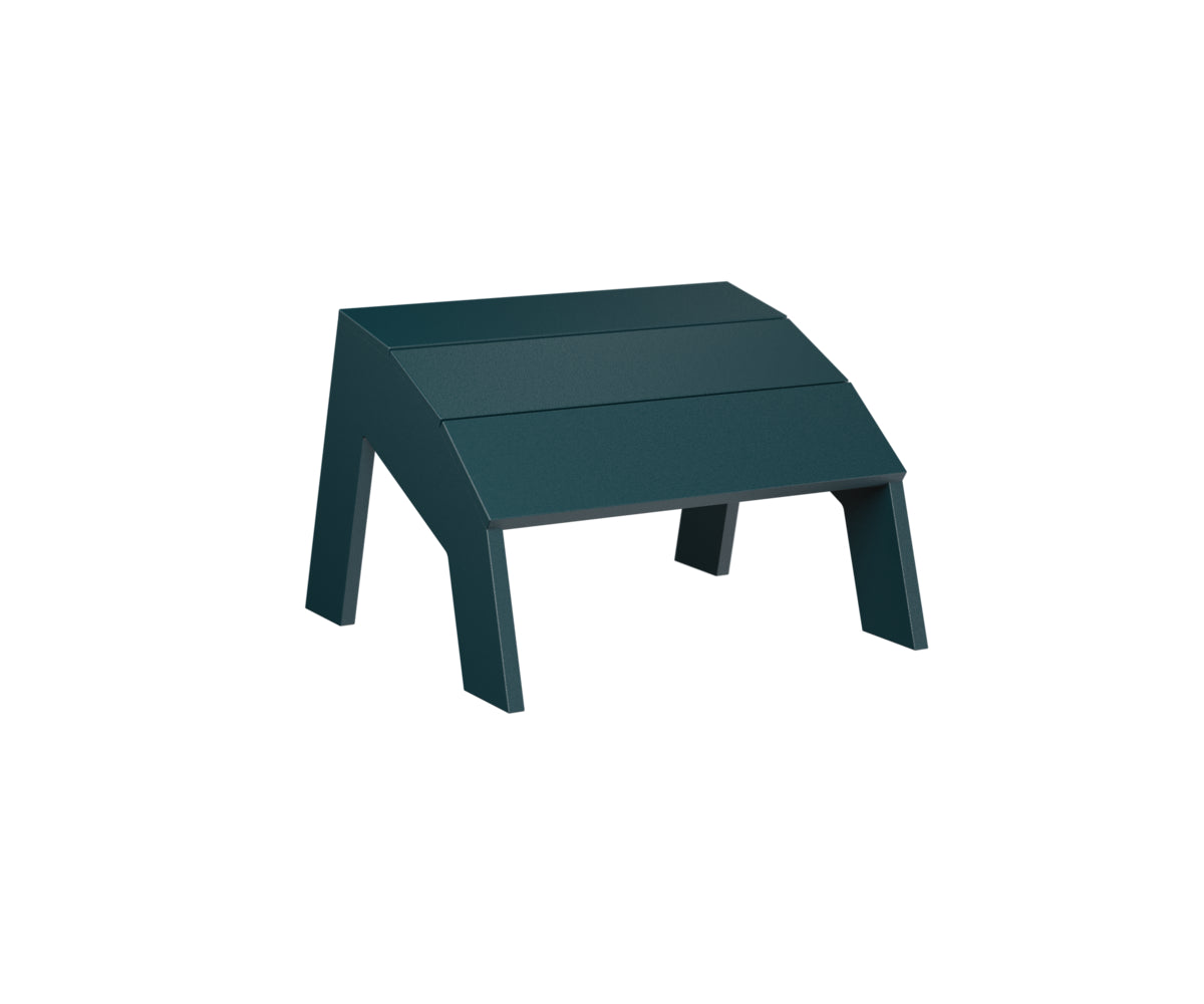 Berlin Gardens Nordic Adirondack Footstool - Outdoor Patio Furniture, Solid Wood Footrest for Garden, Deck & Poolside Relaxation