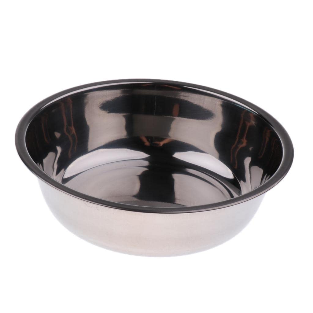 Non-Slip Stainless Steel Pet Bowl for Dogs & Cats - Sky Blue Feeder & Water Dish for Anti-Tip Mess-Free Feeding at Home or Travel