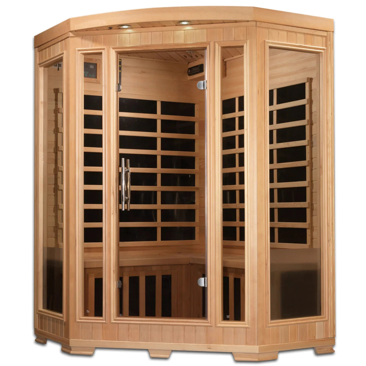 NEAR ZERO EMF FAR Infrared Sauna for 3 People - Premium Home Spa Relaxation | Perfect for Detox, Pain Relief & Stress Reduction