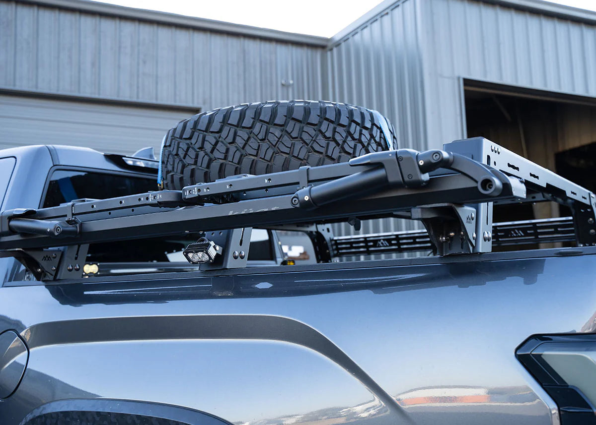 2022+ Toyota Tundra Mid Height Bed Rack - Heavy Duty Aluminum Truck Bed Rack for Off-Road & Camping Gear | Perfect for Overlanding, Hunting & Outdoor Adventures