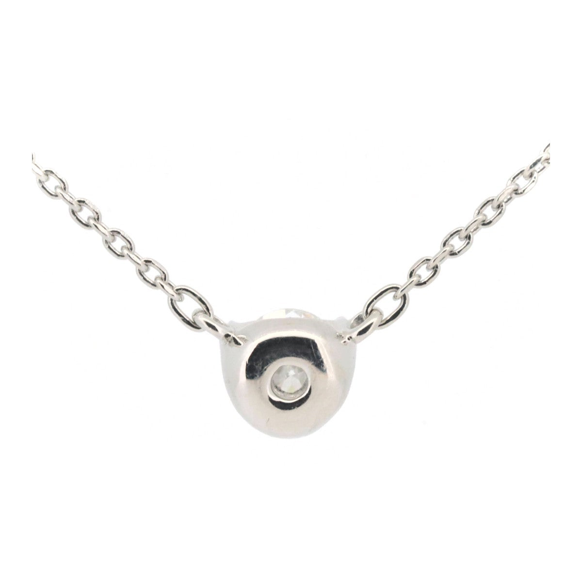 4°C Diamond Necklace PT850 Platinum 0.176ct - Elegant Pendant for Women, Perfect for Anniversary, Wedding & Special Occasions