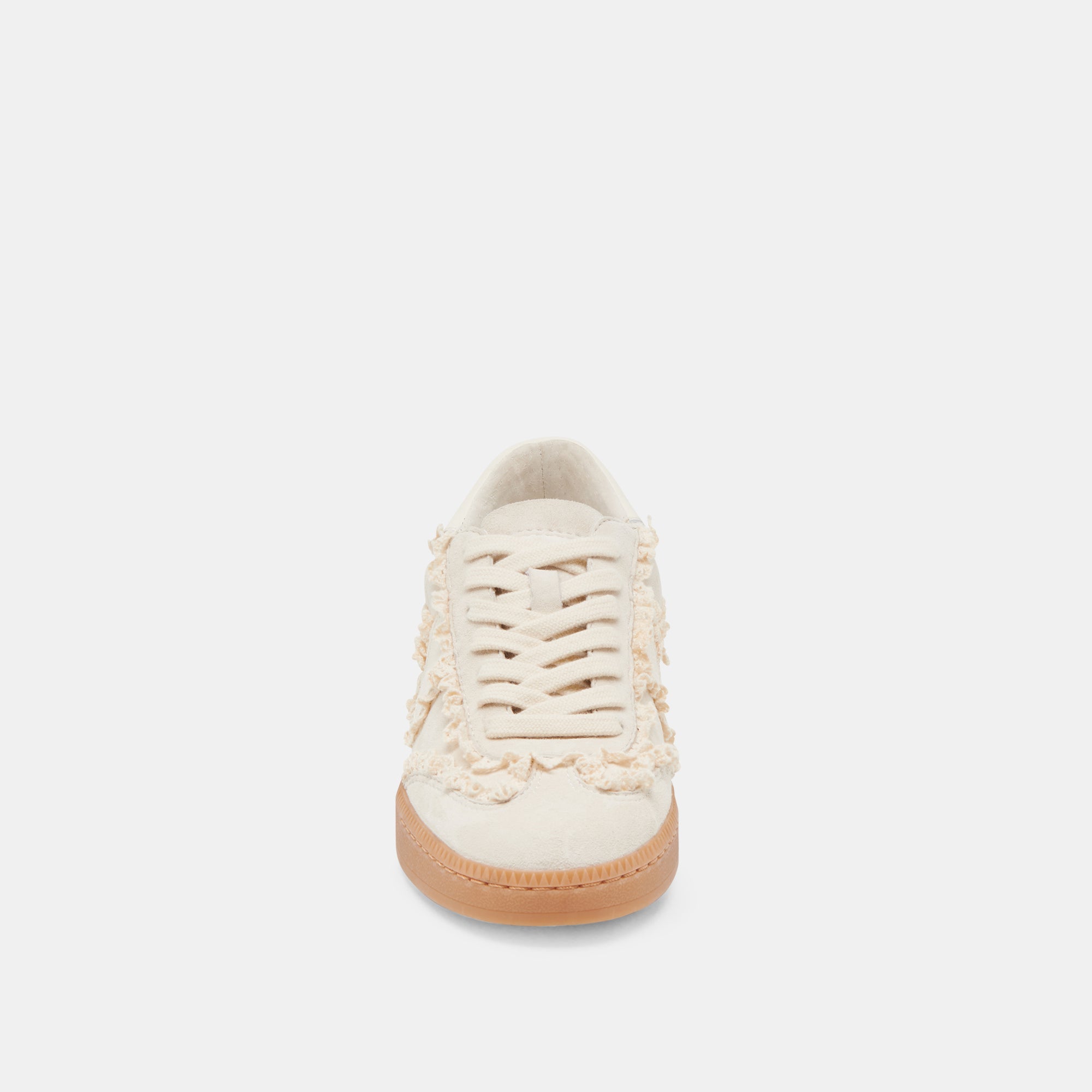 Ivory Suede Notice Lace Sneakers - Stylish & Comfortable Women's Shoes for Casual Wear, Work & Everyday Fashion