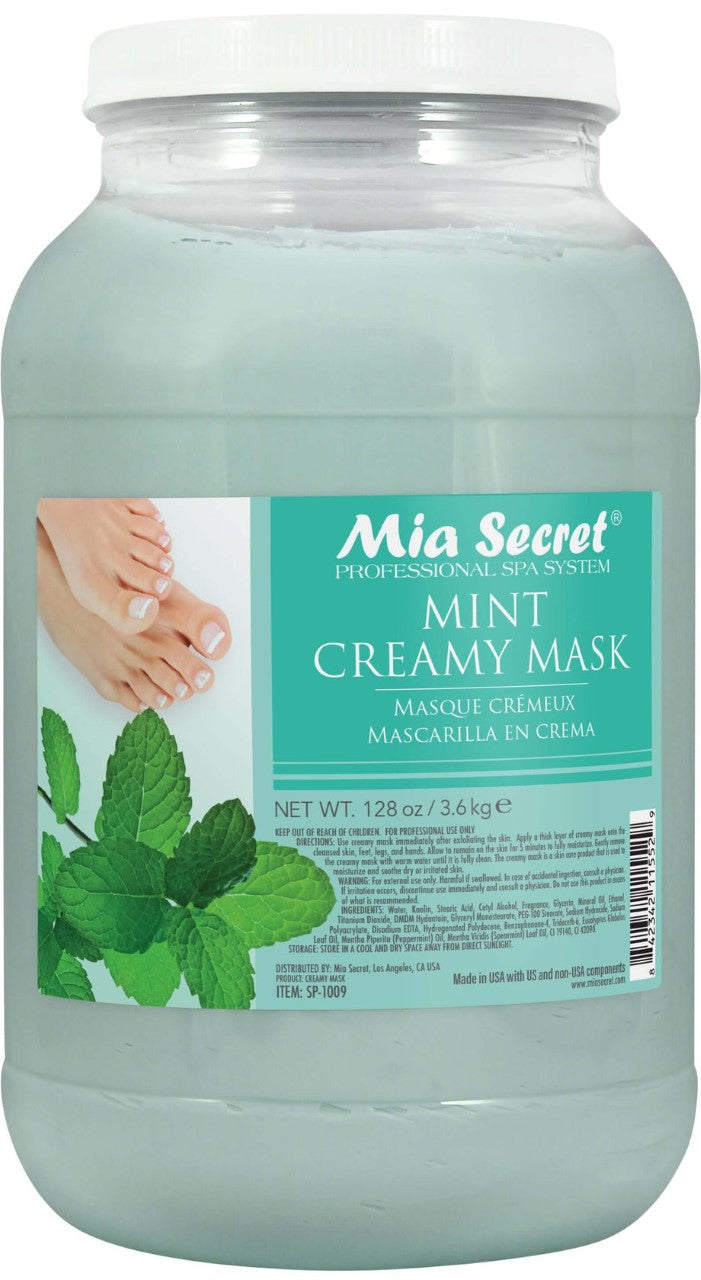 MIA SECRET Creamy Mint Face Mask - Hydrating & Refreshing Skin Care Treatment for Glowing Complexion | Perfect for Spa Nights & Self-Care Routines