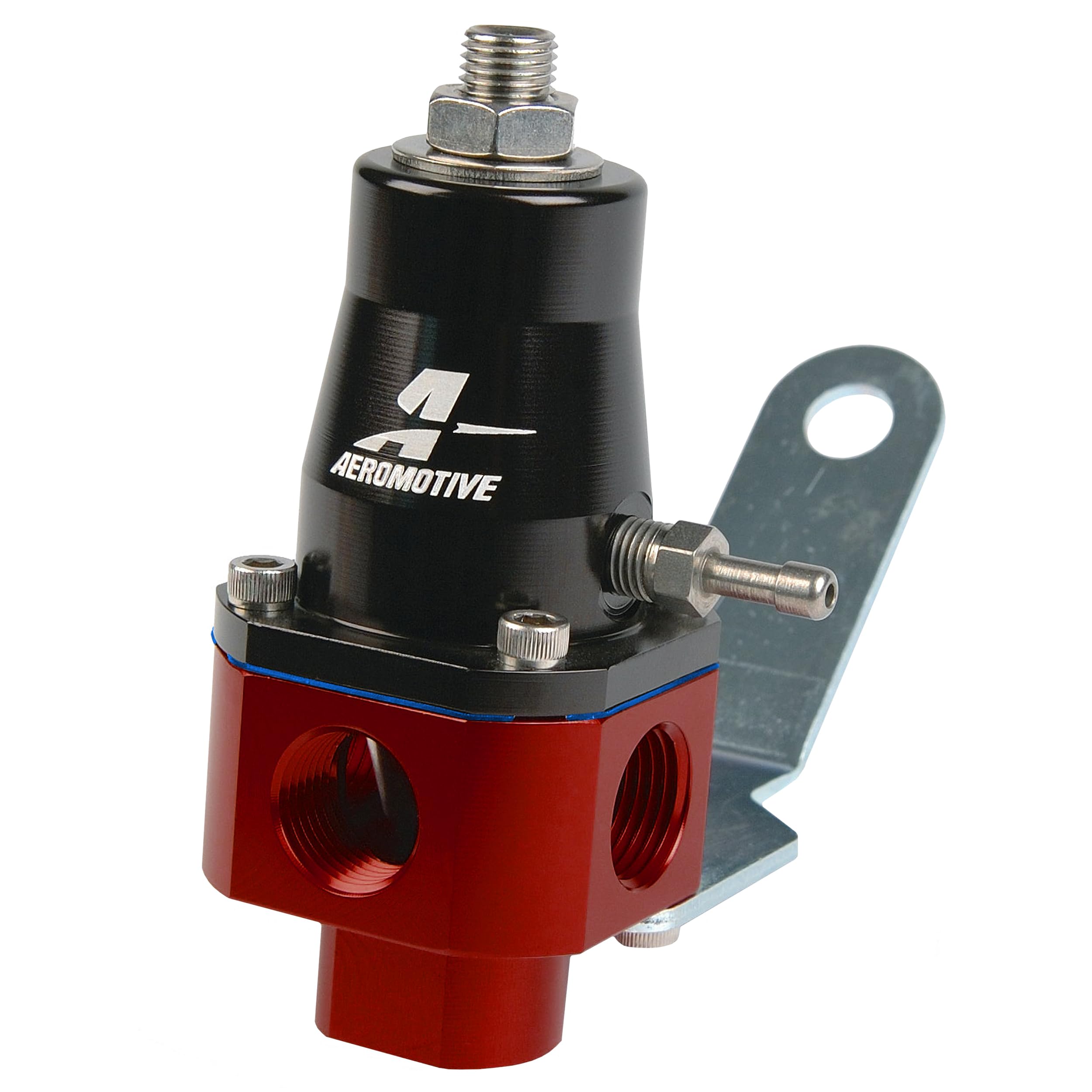 Aeromotive 13301 Adjustable Fuel Pressure Regulator - Universal 2-60 PSI EFI & Carbureted Engine Compatible - 3-Port 3/8