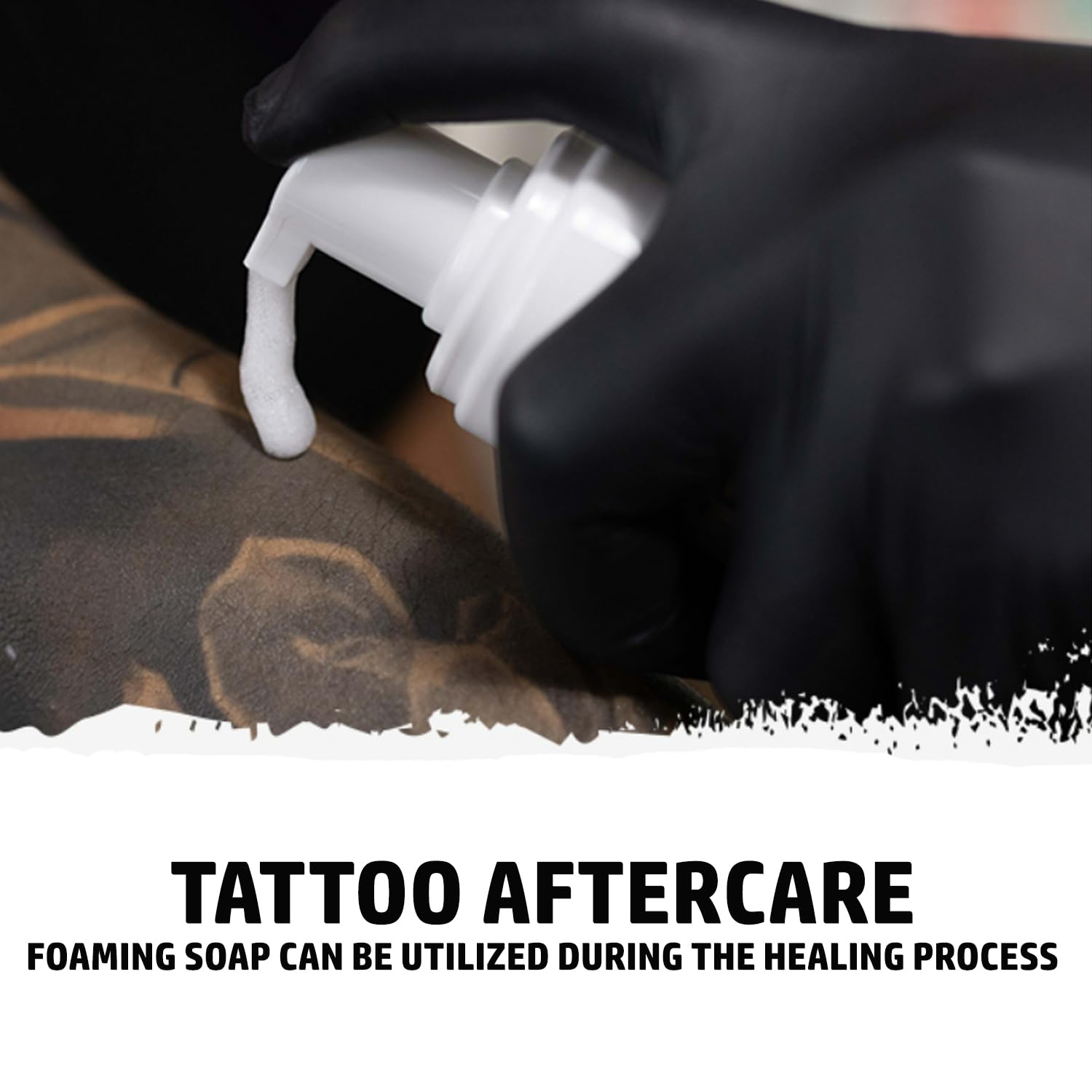 Tattoo Healing & Cleaning Foaming Blue Soap (50ml) - Gentle Aftercare for New Tattoos, Piercings & Skin Irritations | Antibacterial & Moisturizing Formula