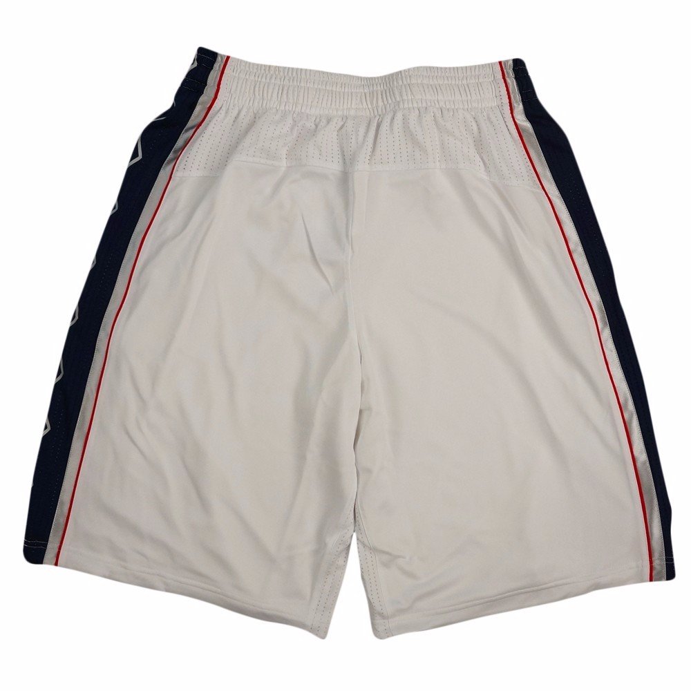 Adidas NBA Brooklyn Nets Red Authentic On-Court Climacool Game Shorts for Men - Moisture-Wicking Basketball Shorts for Training, Games & Casual Wear