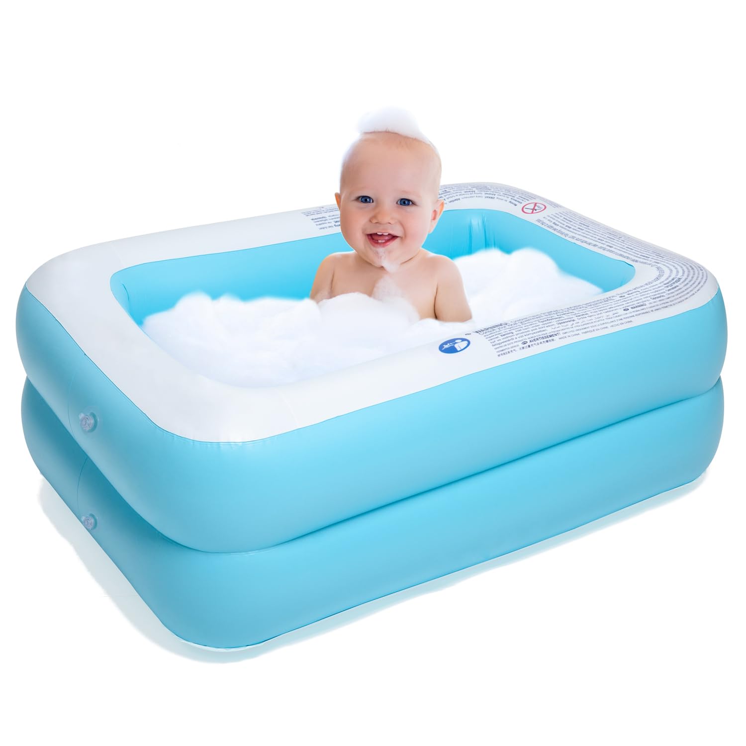 Best Inflatable Baby Pool for Kids - Easy Setup Kiddie Swimming Pool for Backyard, Summer Outdoor Fun - Perfect for Toddlers Playtime & Backyard Water Activities