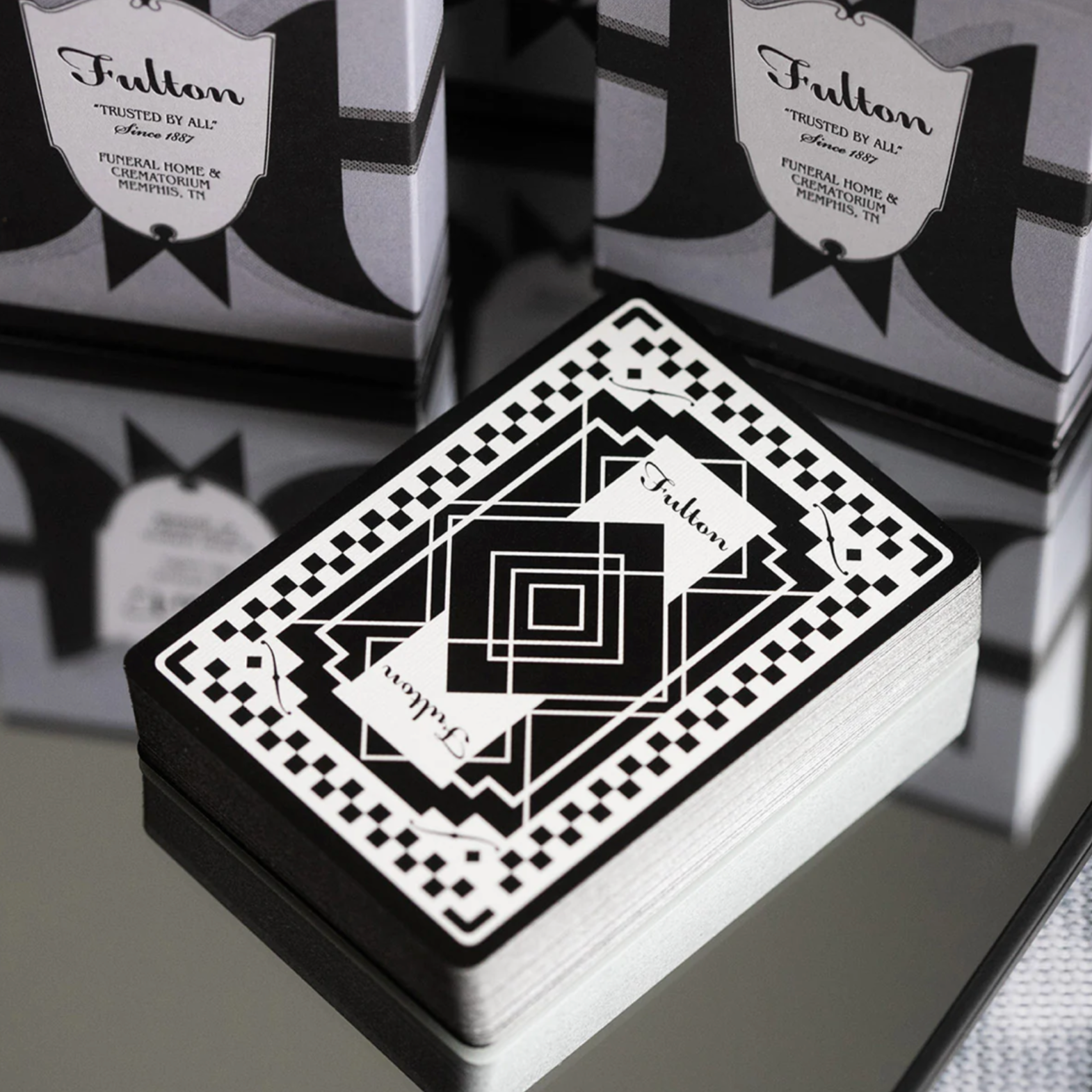 Fulton's Funeral Playing Cards - Unique Gothic Themed Deck for Magic Tricks, Poker Games & Halloween Parties - Perfect for Collectors, Card Enthusiasts & Spooky Events