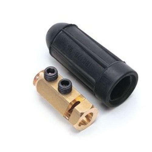 350A Female Cable Receptacle for 1/0-2/0 AWG Wires - Heavy Duty Electrical Connector for Marine, RV, and Industrial Applications