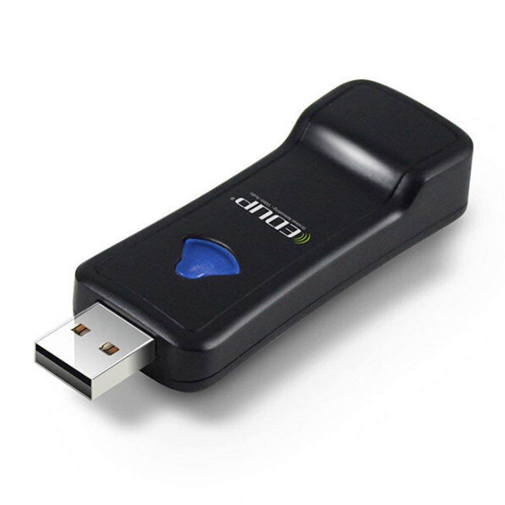 EDUP EP-2911 Universal Wireless TV Network Adapter - USB WiFi Dongle for Smart TVs, HDTV, Streaming Devices | Fast 2.4GHz WiFi Connection | Plug & Play Setup (Black) | Perfect for Netflix, Hulu, YouTube Streaming