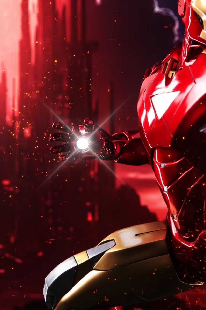 Iron Man MK6 Collectible Figure - Premium Die-Cast Model for Marvel Fans | Home Display, Office Decor, Gift for Superhero Enthusiasts