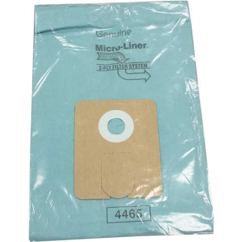 MasterCraft 4465 Vacuum Cleaner Bags - 5 Pack High-Efficiency 4465 Micron Dust Bags with Dust Seal - Compatible with Various Vacuum Models - Ideal for Home Cleaning, Pet Hair Removal, and Allergen Reduction