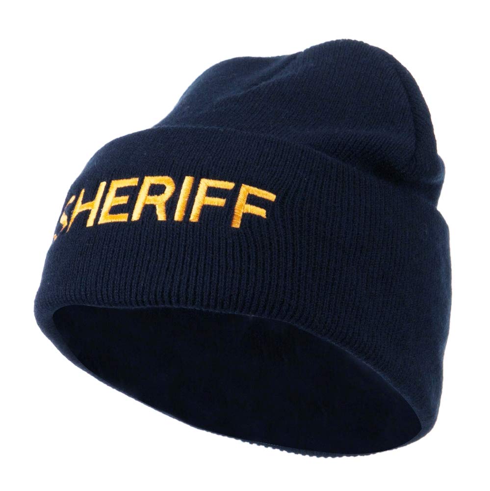 Military Embroidered Beanie for Men & Women - Warm Winter Skull Cap with Tactical Patch - Perfect for Outdoor Activities, Hiking, and Cold Weather Protection