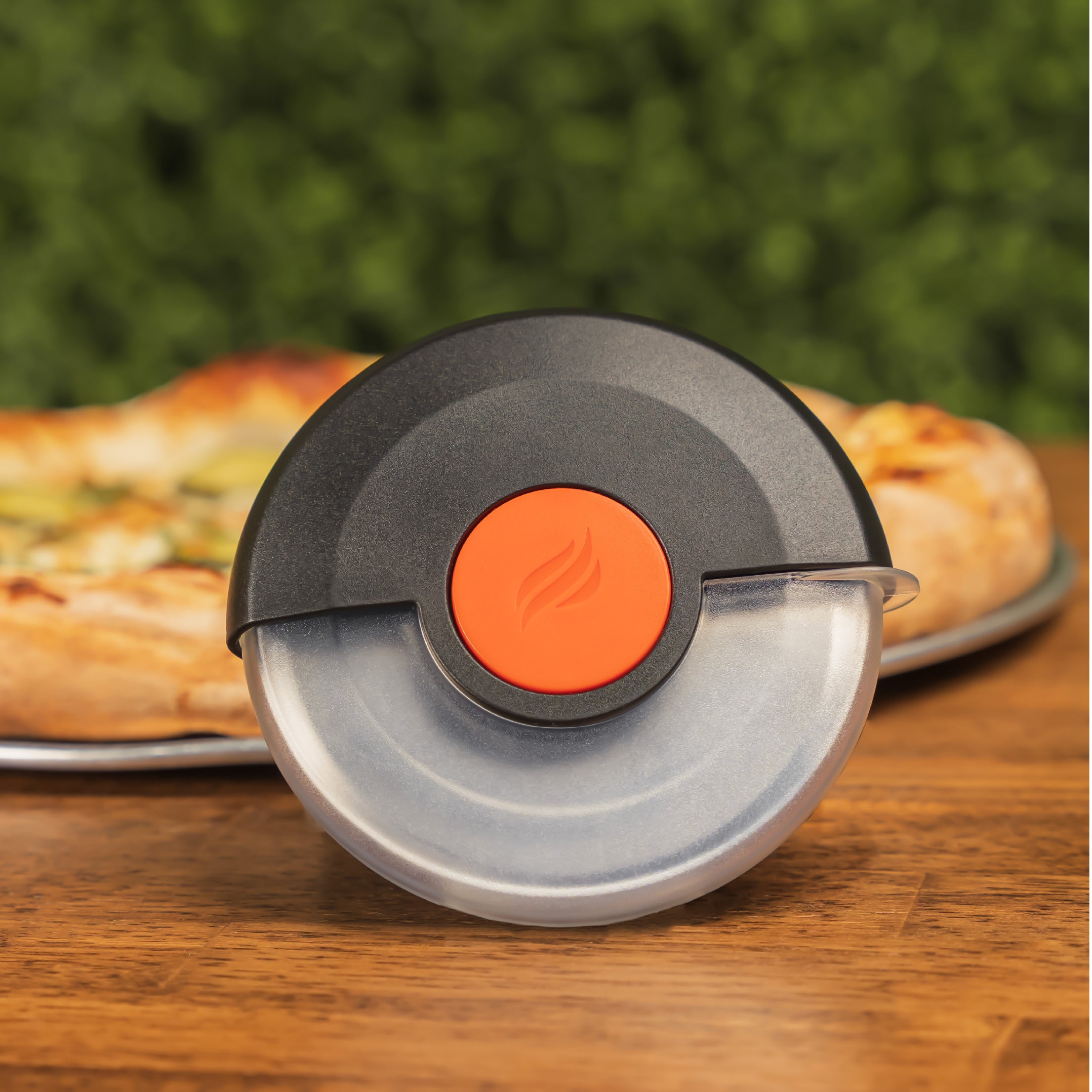 Stainless Steel Pizza Cutter with Ergonomic Handle - Professional Pizza Wheel for Cutting Pies, Dough & Pastries - Perfect for Home Kitchen, Restaurants & Pizza Parties