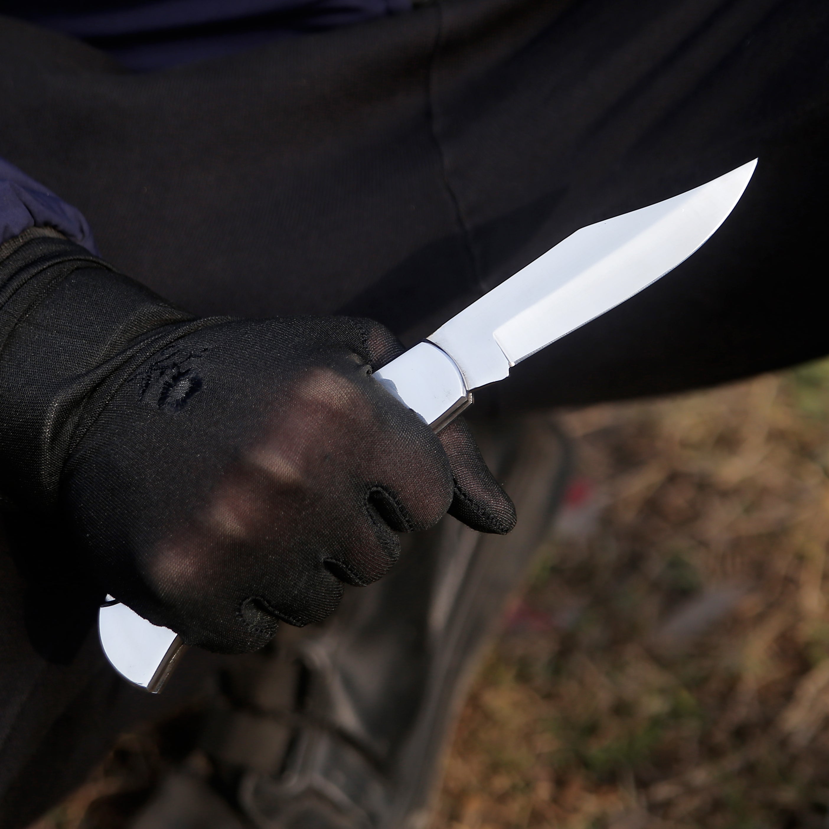 Premium Handcrafted Pocket Knife with Exotic Bull Horn Handle & Leather Sheath - Custom Engraving Available - Perfect for Camping, Hunting, and Outdoor Adventures