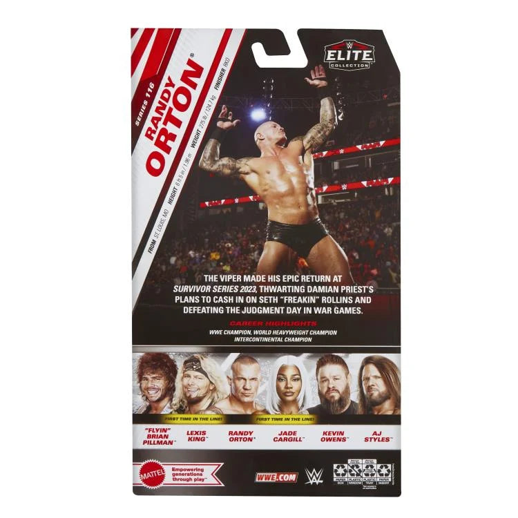 Randy Orton Chase Variant WWE Elite Collection Series 116 Action Figure - Perfect for WWE Collectors, Display, and Play Battles