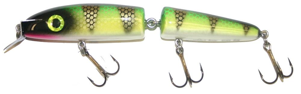 Big Fork Reef Digger Shallow Crankbait Jointed Fishing Lure - Perfect for Bass, Walleye & Pike Fishing in Freshwater Lakes