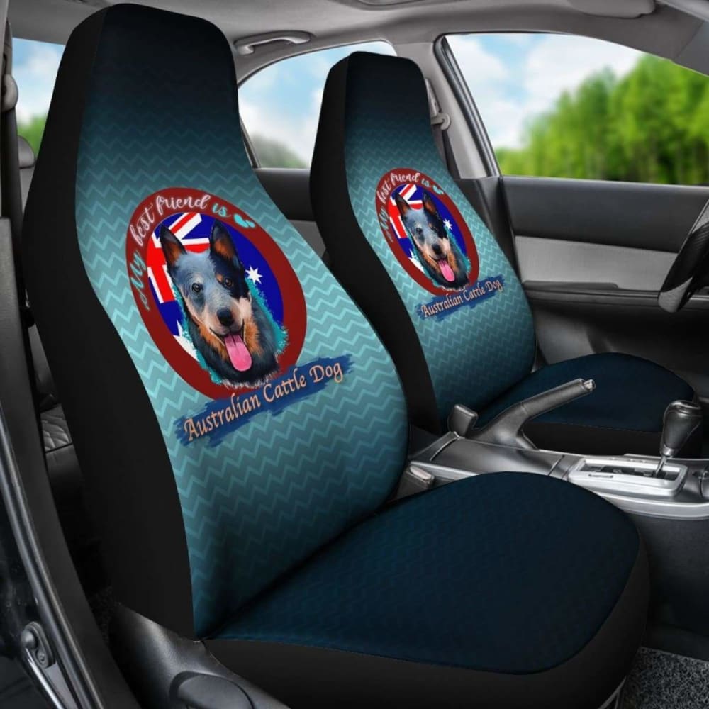 Durable Australian Cattle Dog Car Seat Covers - Waterproof & Non-Slip Pet Seat Protector for Trucks, SUVs, and Sedans | Perfect for Travel, Outdoor Adventures, and Daily Commutes