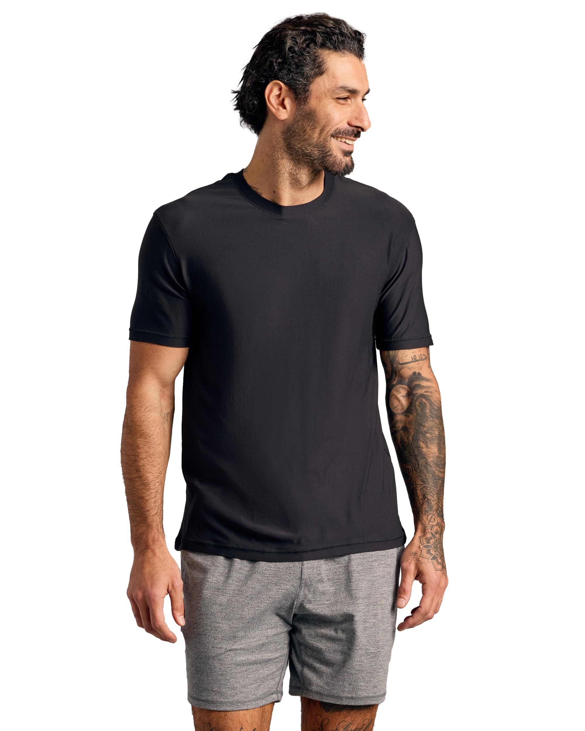 True Classic Men's Workout Shirts - Quick Dry Gym Tees for Running & Training