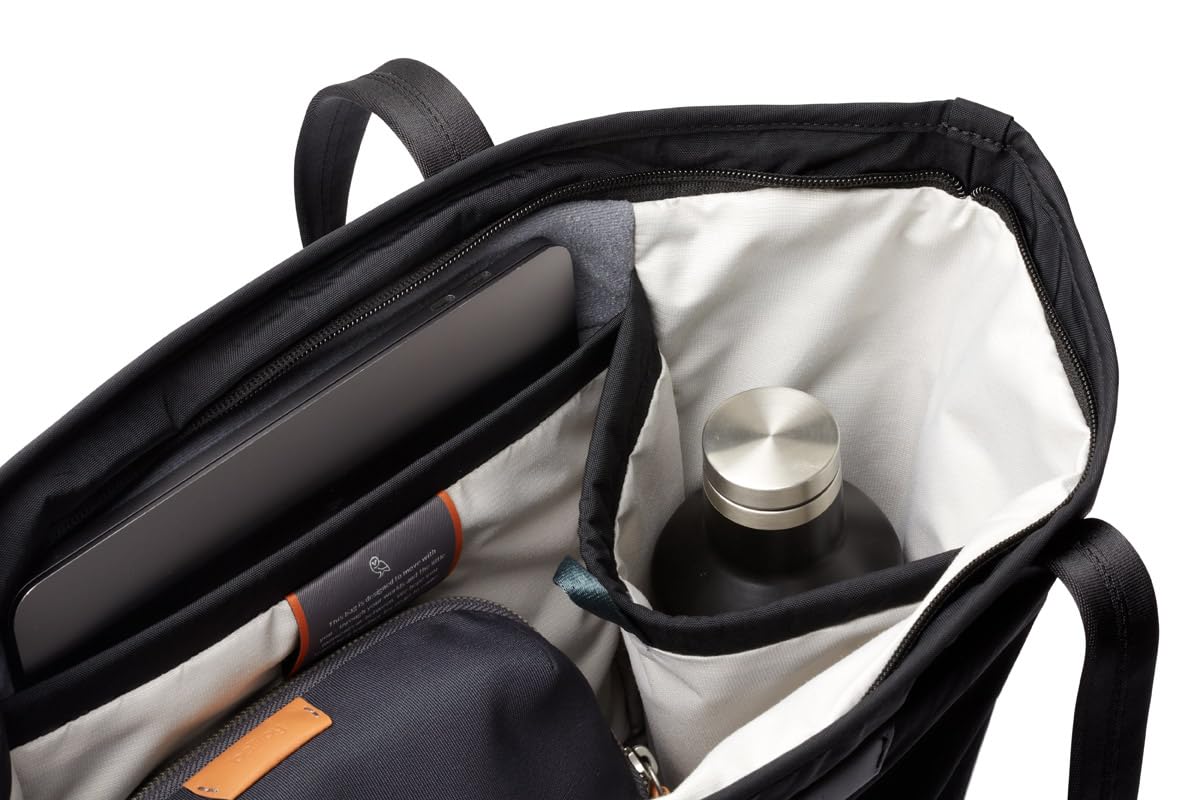 Bellroy Tokyo Tote 15L Laptop Bag - Stylish Raven Shoulder Tote for Work & Travel