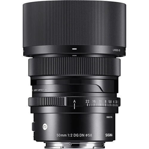 Sigma 50mm f/2 DG DN Contemporary Lens - Full Frame Mirrorless Camera Prime Lens for Sony E Mount & Leica L Mount | Perfect for Portrait, Street & Low Light Photography