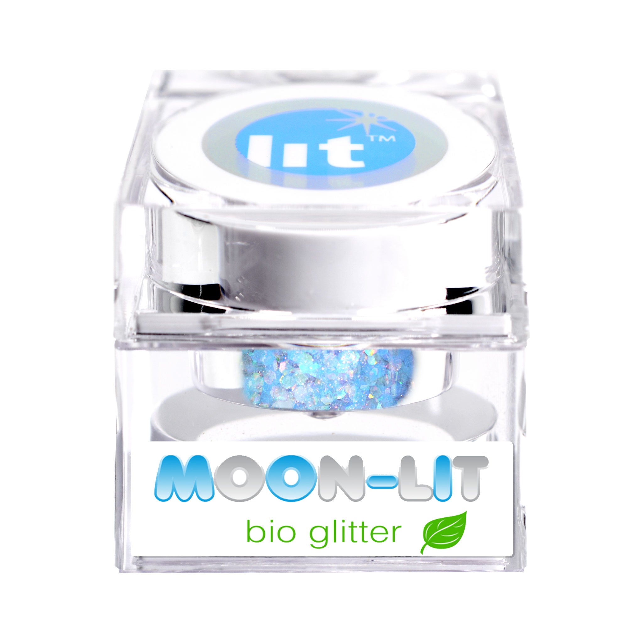 Eco-Friendly Biodegradable Glitter for Face & Body - Moon Lit Bio Glitter | Safe for Skin, Vegan & Cruelty-Free | Perfect for Festivals, Cosplay & DIY Crafts
