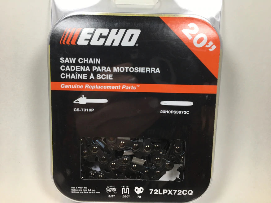 72LPX72CQ 20-Inch Chainsaw Chain, 0.050 Gauge Compatible with CS 7310P - Perfect for Wood Cutting, Tree Trimming, and Firewood Preparation