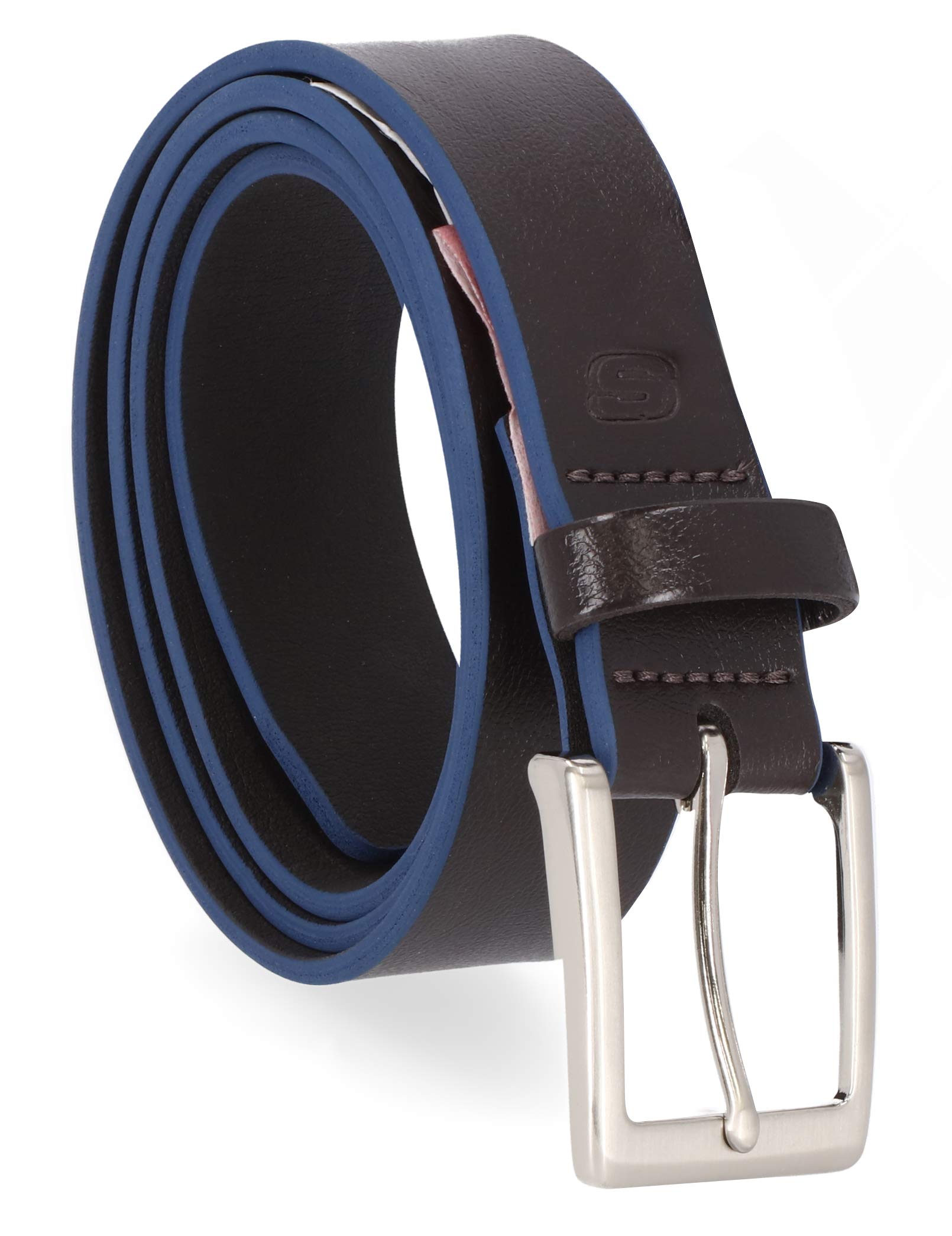Skechers Men's Casual & Dress Belt - Stylish & Comfortable Leather Belt for Jeans, Pants & Office Wear