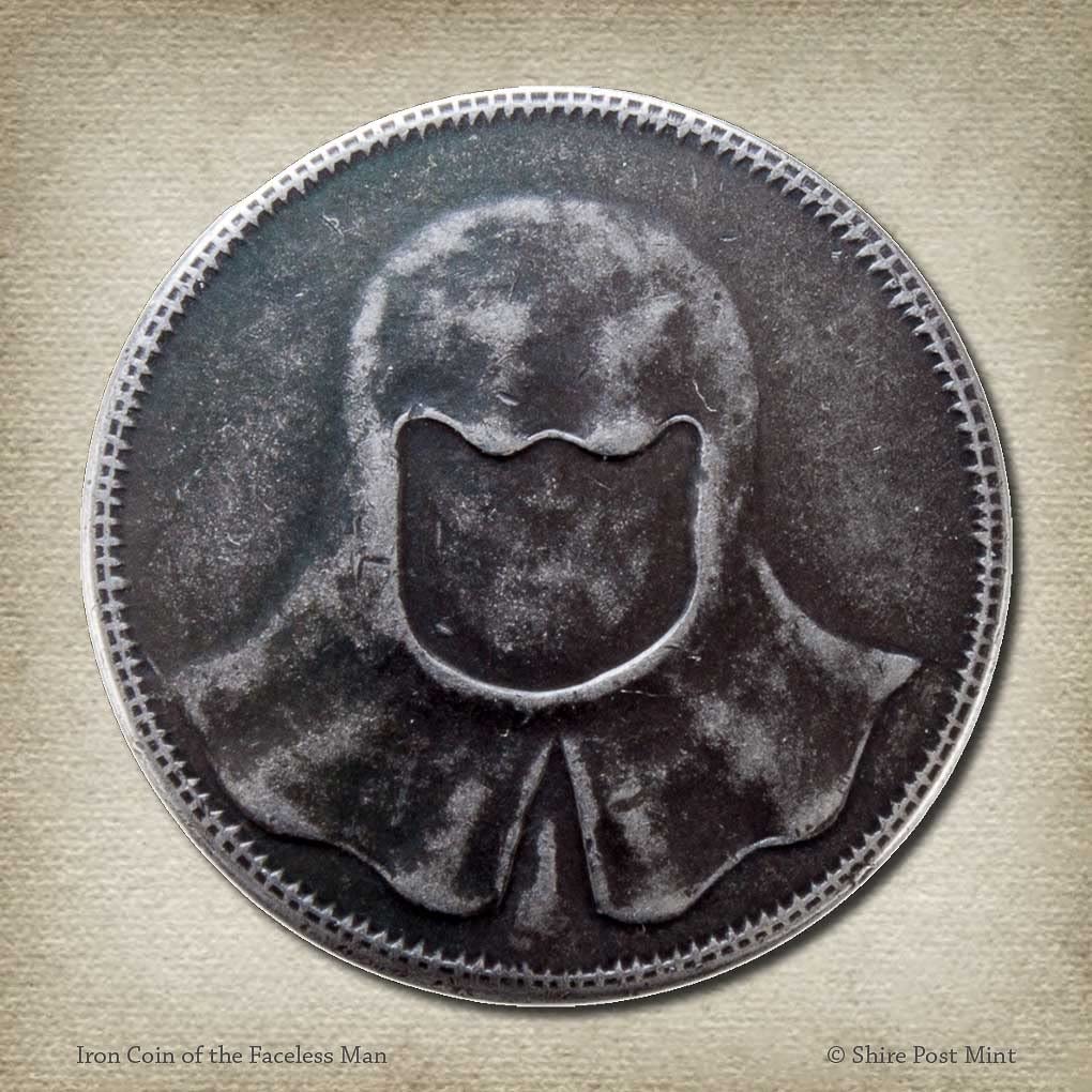 Game of Thrones Iron Coin of The Faceless Man - Officially Licensed Collectible Replica | Perfect for GOT Fans, Cosplay, and Medieval Fantasy Decor
